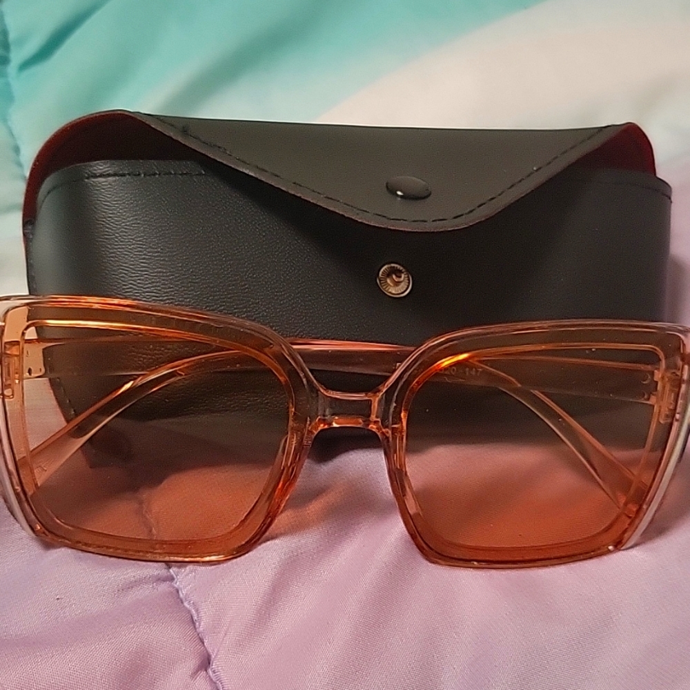 Brand new nude-pink sunglasses